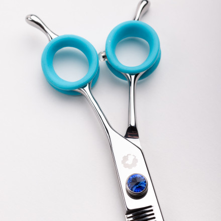 Премиальные филировочный ножницы 8,5" GROOM-САПФИР