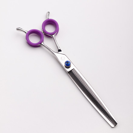 Премиальные филировочный ножницы 8,5" GROOM-САПФИР