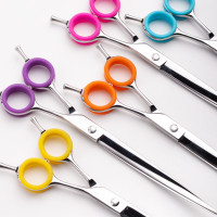 Премиальные изогнутые ножницы ФЛАМИНГО 8,5"