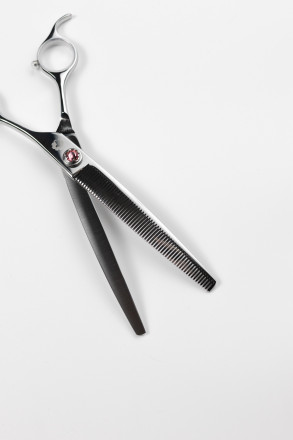 Ножницы филировочные изогнутые для животных "ОПАЛ"