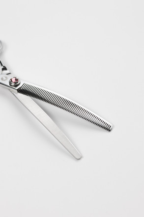 Ножницы филировочные изогнутые для животных "ОПАЛ"