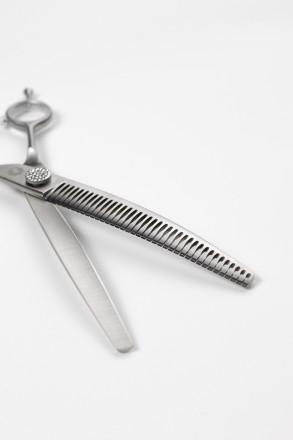 Ножницы изогнутые шанкерные для животных "ВАВИЛОН"