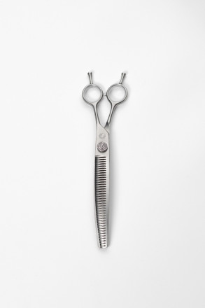 Ножницы изогнутые шанкерные для животных "ВАВИЛОН"