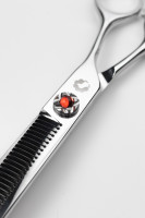 Ножницы филировочные изогнутые для животных "ГРАНАТ"