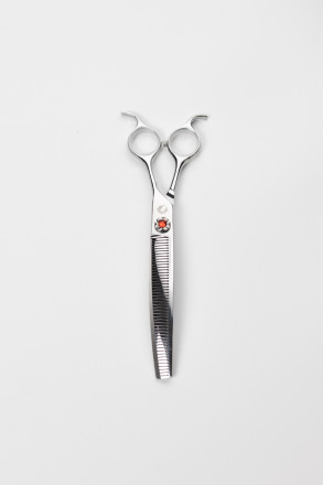 Ножницы филировочные изогнутые для животных "ГРАНАТ"